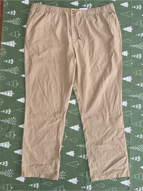 George Other - George Men’s Weekend Chino Pull-On Pants XL 40-42 Khaki Stretch Straight Leg